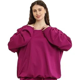 Elegance Women’s Round Neck Sweatshirt, Fleece Material Full Sleeves, Women Winter Wear, Regular Fit Long Sleeve || Small to 10XL || (11 Colours)-picture-55