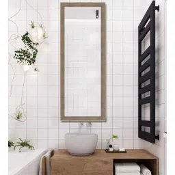 elegant arts and frames Beige Synthetic Wood French Full Length Mirror-picture-38