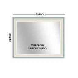 Off White Synthetic Wood Elegant Arts and Frames image 2