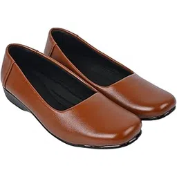 Elegant Brown Formal Bellies for Women – Stylish Office Footwear|Women|Girl-picture-53