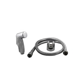 Elegant Casa Toilet Jet Wash Spray Health Faucet with Wall Hook &a; 1m Stainless Steel Chrome Finish Braided Hose, Brezza 1812-picture-42