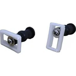 elegant casa Toilet Seat Hinges | Black Hinge - Size - 40mmx25mm (1 pair) Custom Fit Toilet Seat Lid Lock-picture-26