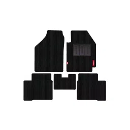 Elegant Cord Black Carpet Car Mat Compatible With Skoda Slavia-picture-43