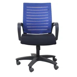 ELEGANZE ELE-EM-243 Black PU With Net Tepstric High Back Office Chair-picture-14