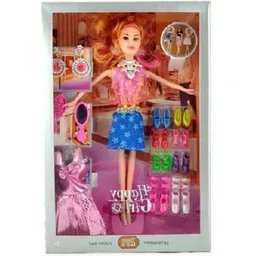 elektron Happy Girl Doll Series With Doll Dresses Set For Kids-picture-10