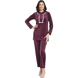 elendra jeans Elendra Co-Ords with Embroidery Work|Two Piece Suit Top & Pant| Cord Dress for Women |-picture-56