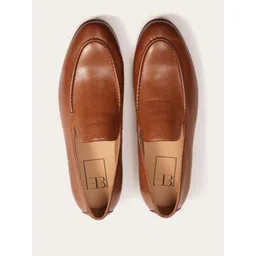 Eletto Brun Men Brown Slip-On Formal Shoes-picture-31