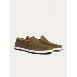 Eletto Brun Men Leather Formal Slip-Ons-picture-15