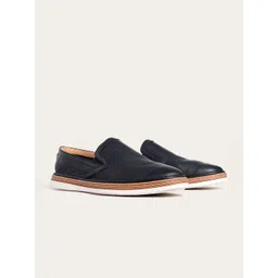 Eletto Brun Men Leather Formal Slip-Ons-picture-22