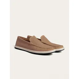 Eletto Brun Men Leather Formal Slip-Ons-picture-23