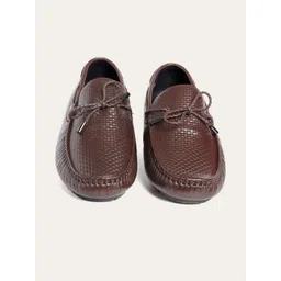 Eletto Brun Men Slip-On Leather Formal Shoes-picture-26