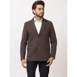 ELEVEIGHT Checked Single-Breasted Blazers image 1