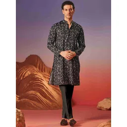Eleven Brothers Men Geometric Kurta-picture-18