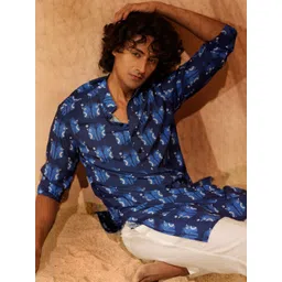 Eleven Brothers Men Printed Regular Kurta with Pyjamas-picture-33