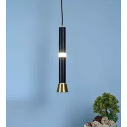Astris Black and Gold Iron Hanging Light | Inbuilt LED | | Eliante by Jainsons Lights-picture-11