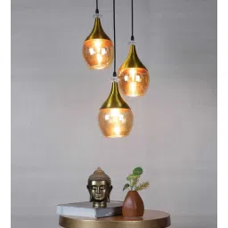 Blinova Black Iron Chandelier | E27 holder | without Bulb | Eliante by Jainsons Lights-picture-35