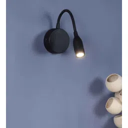Brilix Black Iron Wall Light | Inbuilt LED | without Bulb | Eliante by Jainsons Lights-picture-18