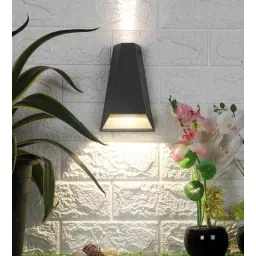 eliante by jainsons lights Anjel Grey Aluminium Outdoor Wall Light-picture-29