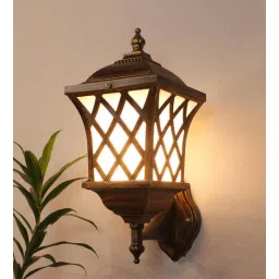 eliante by jainsons lights Exprees Gold Aluminium 9 Watt Outdoor Wall Light-picture-14