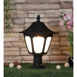 eliante by jainsons lights Kalvos Black Aluminium Gate Light-picture-20