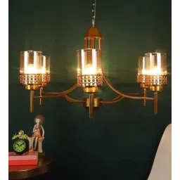 eliante by jainsons lights Observed Twinkling Antique Gold Metal Chandelier-picture-16