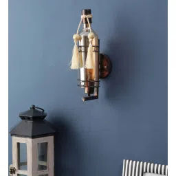 eliante by jainsons lights Royal Metal Novelty Wall Light (Antique Brass)-picture-11