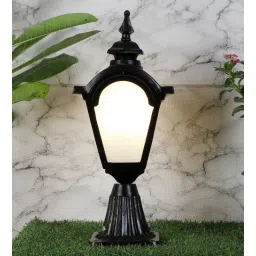 eliante by jainsons lights Spacio Black Aluminium Gate Light-picture-12