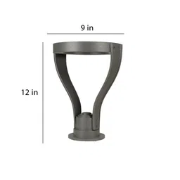 eliante by jainsons lights Grey Aluminium Gate Lights image 5