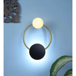 Orvion Black Iron Wall Light | Inbuilt LED | without Bulb | Eliante by Jainsons Lights-picture-14