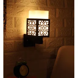 eliante by jainsons lights Victoria Brown Wood Wall Sconces image 3