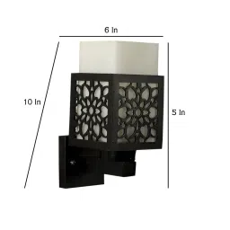 eliante by jainsons lights Victoria Brown Wood Wall Sconces image 5