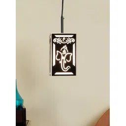 ELIANTE Black Iron Rectangle Contemporary Ceiling Lamp-picture-11