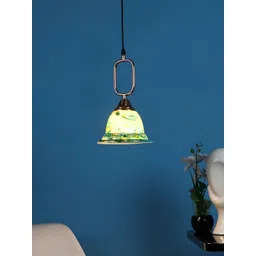 ELIANTE Copper Toned & Green Iron Contemporary Ceiling Lamp-picture-17