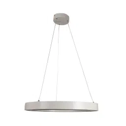 ELIANTE Pendant Light 584 mm (23 inch) White Corded Electric Metal Indoor Semi Flush Mount-picture-24