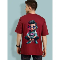 Elibolz Graphic Printed Cotton Oversized T-shirt-picture-11