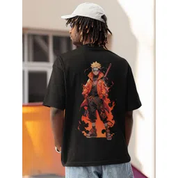 Elibolz Men Printed Drop-Shoulder Sleeves Bio Finish T-shirt-picture-14