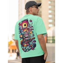 Elibolz Men Printed Drop-Shoulder Sleeves Bio Finish T-shirt-picture-21