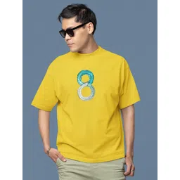 Elibolz Men Printed Drop-Shoulder Sleeves Bio Finish T-shirt-picture-26