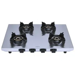 elica INOX HD 4B 69 4 Burner Manual Gas Stove (Round Euro Coated Pan Support, Stainless Steel)-picture-11