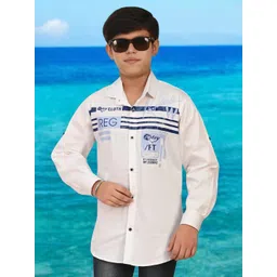 Eliq Boys Original Opaque Printed Formal Shirt-picture-27