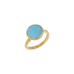 elitemart Gold-Plated Copper Turquoise Finger Ring-picture-19