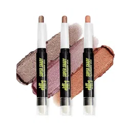 Elitty Set Of 3 Super Shady Shimmer Eyeshadow Stick - Copper, Wine Red, Smokey Brown-picture-25