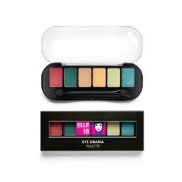 ELLE 18 Eye Drama Palette With 6 Matte & Shimmery Shades For Peppy Look 7g - 01 Sassy-picture-19