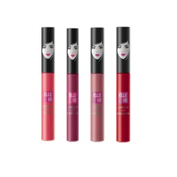 ELLE 18 Set of 4 One Stroke Matte Long-Lasting Liquid Lip Color - 5.6ml each-picture-20