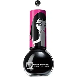 Elle 18 Water Resistant Black Out Matte Eye Liner Gel|| Black|| 5 Ml-picture-31