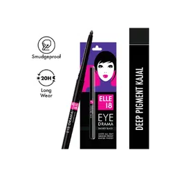 elle 18 Eye Drama Deep Pigment Kajal - Smokey Black image 2