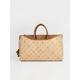 Elle Beige Logo Handbag-picture-21