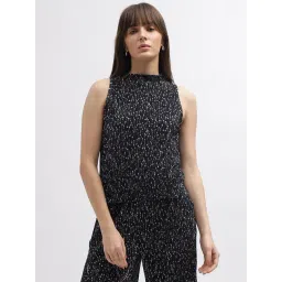 Elle Black & Pink Floral Print Top-picture-44