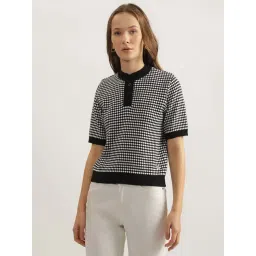 Elle Black Cotton Printed Sweater-picture-10