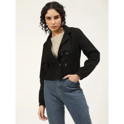 Elle Black Cotton Shirt-picture-42